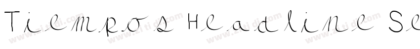 Tiempos Headline Se字体转换